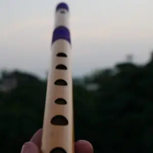 Amberflutes® A Bass Bansuri Flute (White 6)